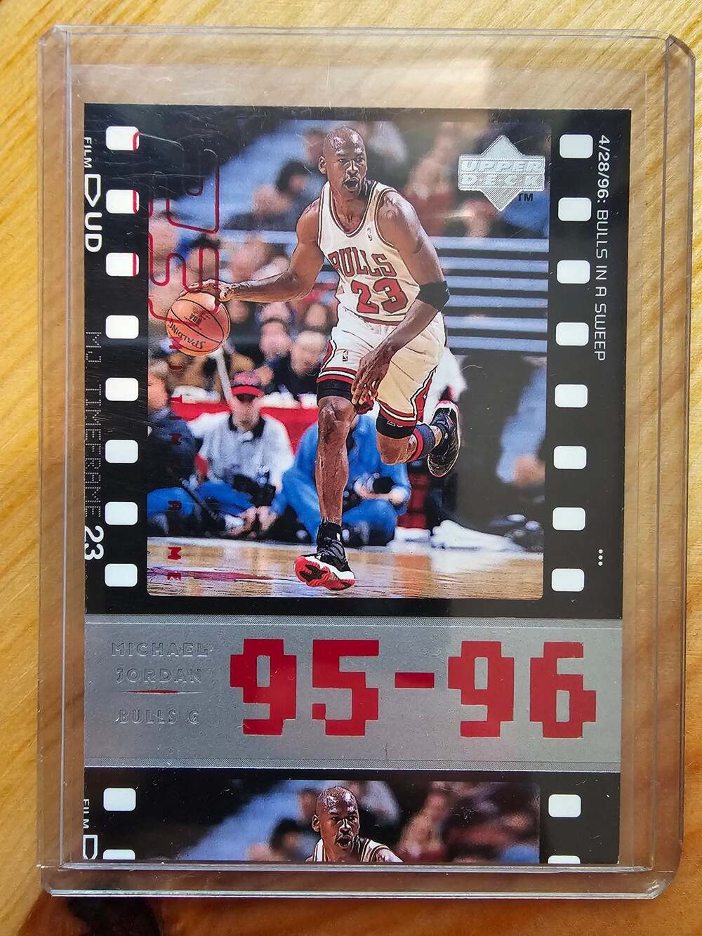 Michael Jordan 1998 Upper Deck Timeframe 23 #81 - Chicago Bulls - 95-96 - NBA